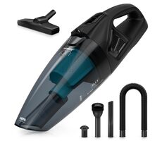 Niceboy ION Hurricane R3 22.2 V WET &amp; DRY čierna / Aku ručný vysávač / suché + mokré vysávanie / 150W / HEPA 