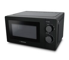 Esperanza EKO011K ESTOFADO čierna / Mikrovlnná rúra / 1100W / 20 L / 5 úrovní ohrevu 