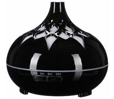 SIXTOL Palm čierny lesk / Aróma difúzer / 500ml / 12 W / Automatické vypnutie