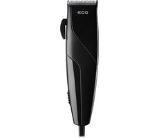 ECG ZS 1020 čierna / Zastrihávač vlasov / 6 odnímateľných násavcov / 3-19 mm / 8W 