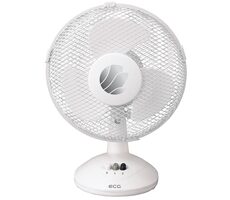 ECG FT 23a biela / stolný ventilátor / 30 W / 2 rýchlosti / 23 cm 