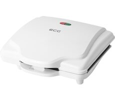 ECG S 1370 Waffle biela / vaflovač / 700W / 2 vafle / nepriľnavý povrch 