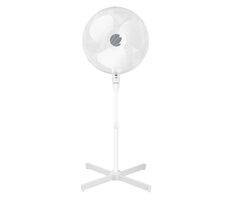 ECG FS 40a biela / stojanový ventilátor / 50 W / 3 rýchlosti / 40 cm / výška 126 cm 