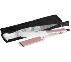 ECG ZV 1255 Ceramic Wide ružová / Žehlička na vlasy / teploty 120 ° -210 ° C / ionizácia 