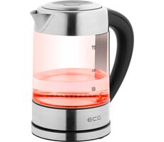 ECG RK 1777 Colore / rýchlovarná kanvica / 2200W / 1.7 L / LED podsvietenie / sklo 
