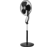 ECG FS 40 R čierna / stojanový ventilátor / 50 W / 3 rýchlosti / 40 cm / výška 125 cm / diaľkové ovládanie