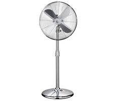 ECG FS 40 N strieborná / stojanový ventilátor / 50 W / 3 rýchlosti / 40 cm / výška 135 cm  