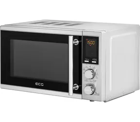 ECG MTD 2072 GSE strieborná / Mikrovlnná rúra &amp; gril / 700 W &amp; 900 W / 20 L / 8 programov 