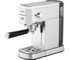 ECG ESP 20501 Iron strieborná / Pákový kávovar / 1450 W / 1.25 L / 20 bar / napeňovacia tryska 