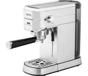 ECG ESP 20501 Iron strieborná / Pákový kávovar / 1450 W / 1.25 L / 20 bar / napeňovacia tryska 