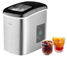 ECG ICM 1253 Iceman strieborná / Výrobník ľadu / 120 W / 2 L / 11.8 kg za deň 