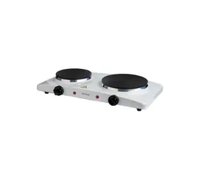 Orava VP-91 biela / Elektrický varič / 2500W / 2 platničky / 185 + 155 mm platňa