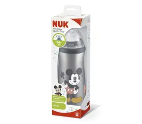 NUK Fľaša na pitie 450 ml Mickey Mouse sivá