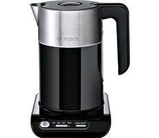 BOSCH TWK8613P strieborno-čierna / Rýchlovarná kanvica / 2400 W / 1.5l 