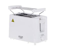 Adler AD 3223 biela / Hriankovač / 900W / 6 stupňov