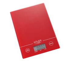 Adler AD 3138 červená / Kuchynská váha / až 5 kg