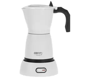 Camry CR 4415b elektrická moka kanvička na 6 šálok 300 ml biela