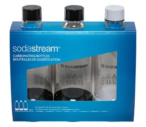 SodaStream Fľaše KSTFL 3 x 1l čierno-biela 3Pack 