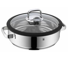 WMF Parný hrniec 28 cm strieborná / 3.5 l / Nerezová oceľ 