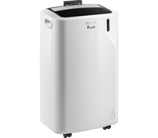 DeLonghi PAC EM90 Silent biela / Mobilná klimatizácia 9800 BTU / do 90m3 / chladenie &amp; odvlhčovanie / diaľkové ovládanie