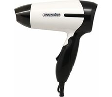 Mesko MS 2262 bielo-čierna / Fén na vlasy / 1000 W / 2 teploty / 2 rýchlosti / Koncentrátor