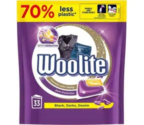 Woolite Keratín Darks - Denim - Black 33 kapsúl / Gélové kapsule