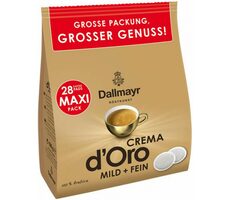 Dallmayr Crema Oro Mild &amp; Fein Intensa pod Senseo 28 ks / Pod Senseo / 100% Arabica