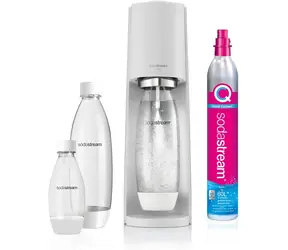 SodaStream Terra Mega biela / výrobník sódy / 2x fľaša 1 L / 1x fľaša 0.5 L / 1x CO2 plyn 