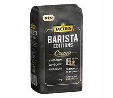 Jacobs Barista Editions Crema 1 kg / Zrnková káva / 60% Arabica &amp; 40% Rubusta