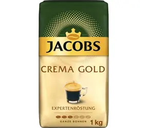 Jacobs Crema 1 kg / Zrnková káva / 60% Arabica &amp; 40% Rubusta