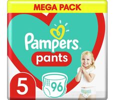 Pampers Pants 12-17kg (96ks) / Plienkové nohavičky / Veľkosť 5 (12-17kg)
