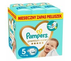 Pampers Premium Care 11-15kg (148ks) / Plienky / Veľkosť 5 (11-15 kg)