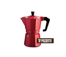 Pezzetti ItalExpress Moka kanvica na 3 šálky červená / 150 ml