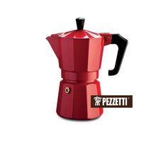 Pezzetti ItalExpress Moka kanvica na 6 šálok červená / 300 ml / dopredaj