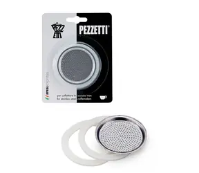 Pezzetti Sada tesnení pre nerezové moká kanvice na 2 šálky / dopredaj