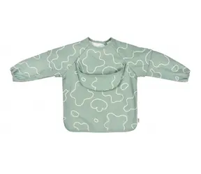 Beaba Podbradník 2v1 s odnímateľnými rukávmi Sage Green