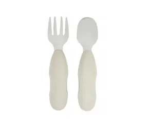 Beaba Prvý trénovací príbor 2-dielny Velvet grey