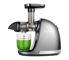 AMZCHEF 1501-GA sivá / Pomalý odšťavovač / 150W / 90 až 110 RPM