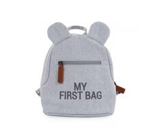 Childhome Detský batoh My First Bag Canvas Grey / 24 x 8 x 20 cm