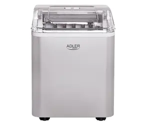 Adler AD 8086 strieborná / Výrobník ľadu / 100W / 1.5L / 12kg-deň