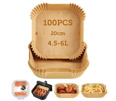 Cosori Papierové formy pre teplovzdušné fritézy 20 cm / 100 ks / 4.5-6L