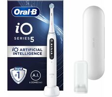 Oral-B iO Series 5 Quite White / Elektrická zubná kefka / magnetické iO / 5 režimov / AI / LED 