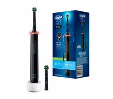 Oral-B PRO 3 3000 Cross Action čierny / Elektrická zubná kefka / oscilačné / 3 režimy / časovač 