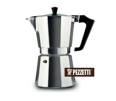 Pezzetti ItalExpress Moka kanvica 9 šálok strieborná / 450 ml