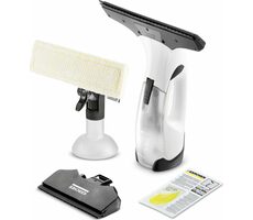 Kärcher WV 2 PLUS N White / Aku Stierka na okná / 3.6V / Pracovná šírka 28 cm / nádrž 100 ml / až 35 minút