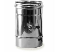 Alfa Forni Motýľový ventil s priemerom 180 mm z nerezovej ocele 