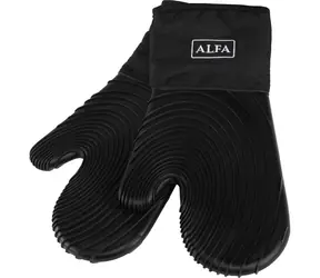 Alfa Forni Rukavice do rúry čierna 