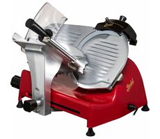 Berkel Pro Line XS25 Red / Samospádový krájač / 320 W / priemer noža 250 mm / 0-14 mm / červená