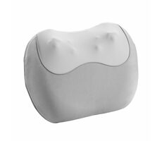 NAIPO NP-PM01 sivá / Masážny vankúš / 4 masážne hlavice / 3 stupne intenzity / Vyhrievanie 
