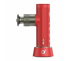 NAIPO Oyeet Nex Pre červená / Masážna pištoľ / 8 nástavcov / 4 úrovne intenzity / 4x1600 mAh